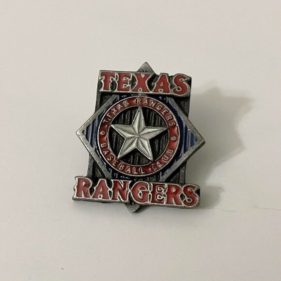 Vintage MLB Texas Rangers Baseball Souvenir Pin - Picture 1 of 7